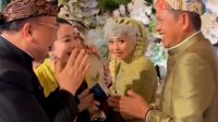 resepsi pernikahan putra Gubernur