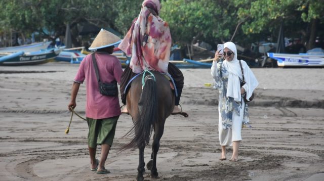 Senja di Pantai Pangandaran