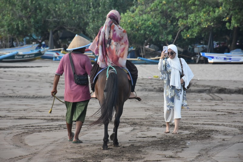 Senja di Pantai Pangandaran