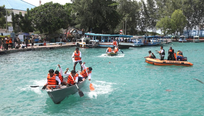 adu cepat perahu dayung