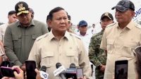 Prabowo di Aceh Lokasi bencana