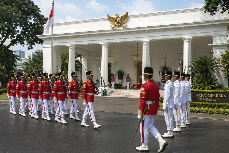 Atraksi Pergantian Pasukan