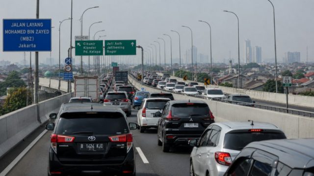 Arus kendaraan keluar